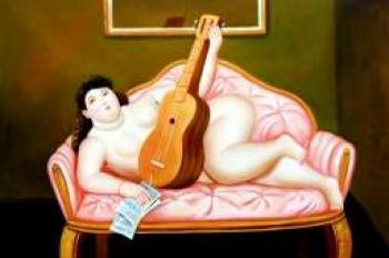Woman With Guitar